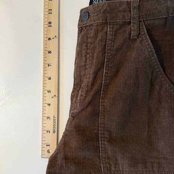 Simple Society Brown Corduroy Cargo Pockets Pants Juniors 9/29 - Picture 7 of 9